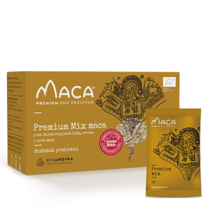 Premium MIX aktivirana Maca prah – kutija 150g (30x5g)